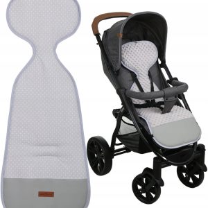 Wkładka do wózka spacerówki fotelika dwustronna MODERN premium Babymam