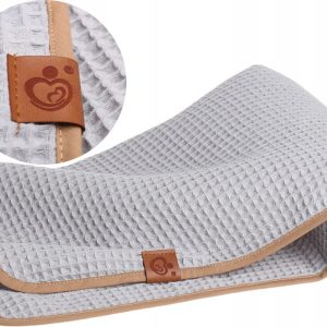 Kocyk dla niemowląt wafel bawełna 100% do wózka gondoli kołyski 78x100 Babymam