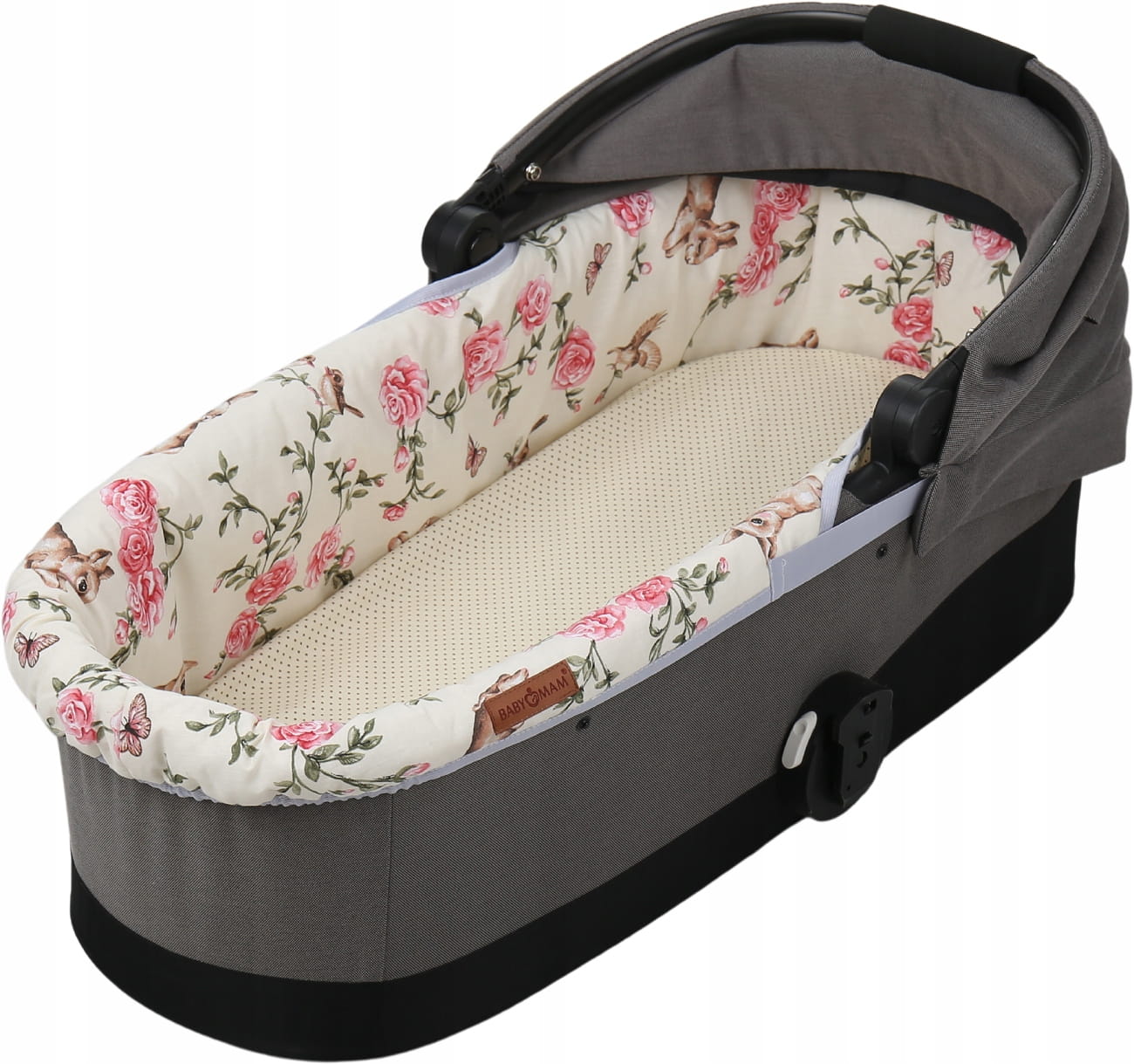 Babymam wkładka do gondoli wózka + prześcieradło
