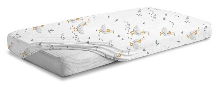 Prześcieradło 120x60 do łóżeczka bawełna materiałowe Babymam - obrazek 5
