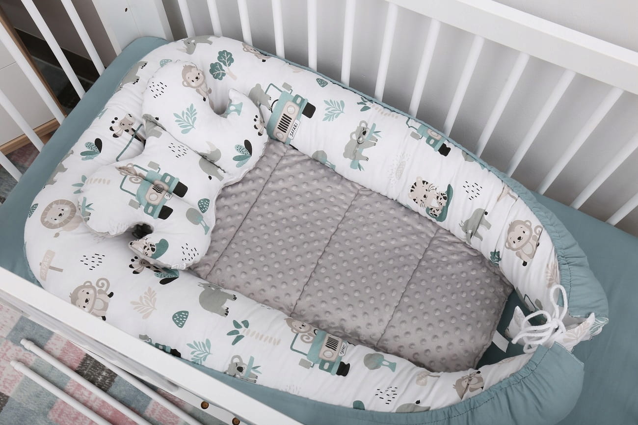 Poduszka motylek do wózka podróżna antywstrząsowa minky Babymam - obrazek 5