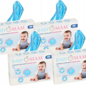Pachnące woreczki na zużyte pieluszki Babymam 400szt 4pak