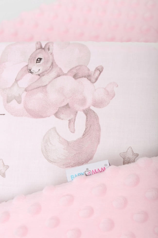 Ochraniacz do łóżeczka minky 120x60 na szczebelki 180x30cm Babymam - obrazek 4