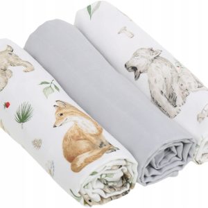 Pieluchy muślinowe pieluszki premium zestaw 3szt 60x75cm Babymam