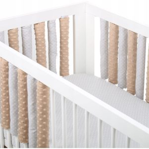Babymam ochraniacz modułowy do łóżeczka minky 20el