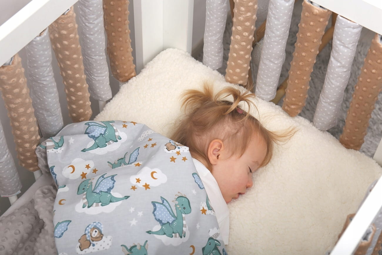Babymam ochraniacz modułowy do łóżeczka minky 20el - obrazek 3