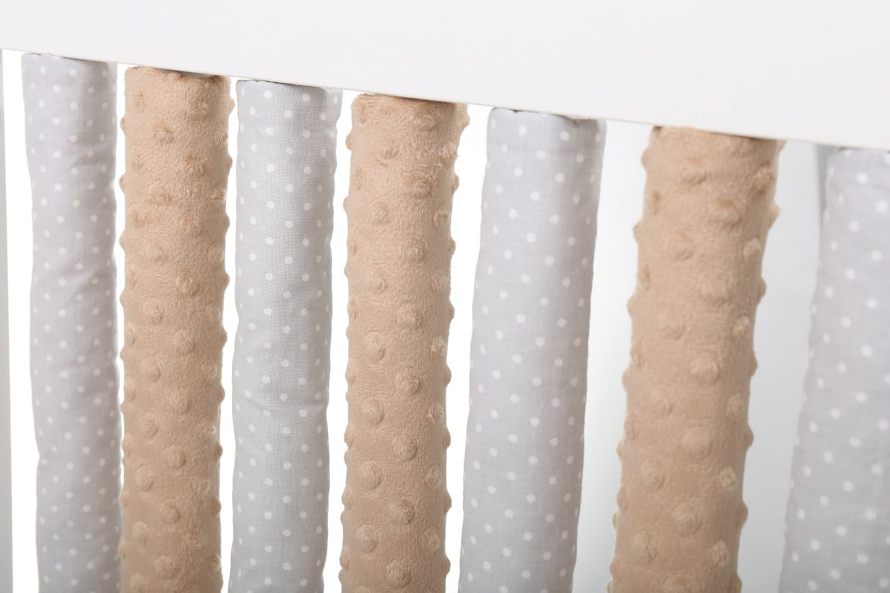Babymam ochraniacz modułowy do łóżeczka minky 20el - obrazek 6