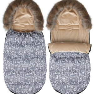 Babymam śpiworek do wózka sanek na zimę maxi 114cm