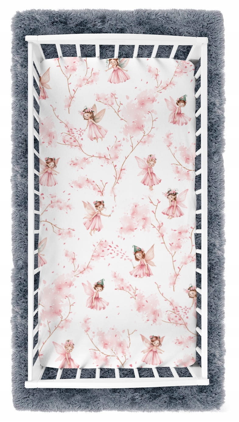 Prześcieradło 120x60 do łóżeczka bawełna materiałowe Babymam - obrazek 2