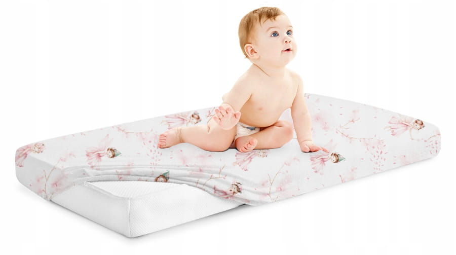 Prześcieradło 120x60 do łóżeczka bawełna materiałowe Babymam - obrazek 5