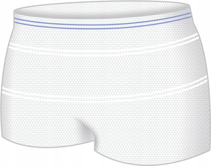 Babymam wielorazowe majtki poporodowe L/XL 2szt siateczkowe - obrazek 2