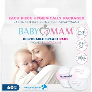 Wkładki laktacyjne superchłonne żelujące 60szt Babymam