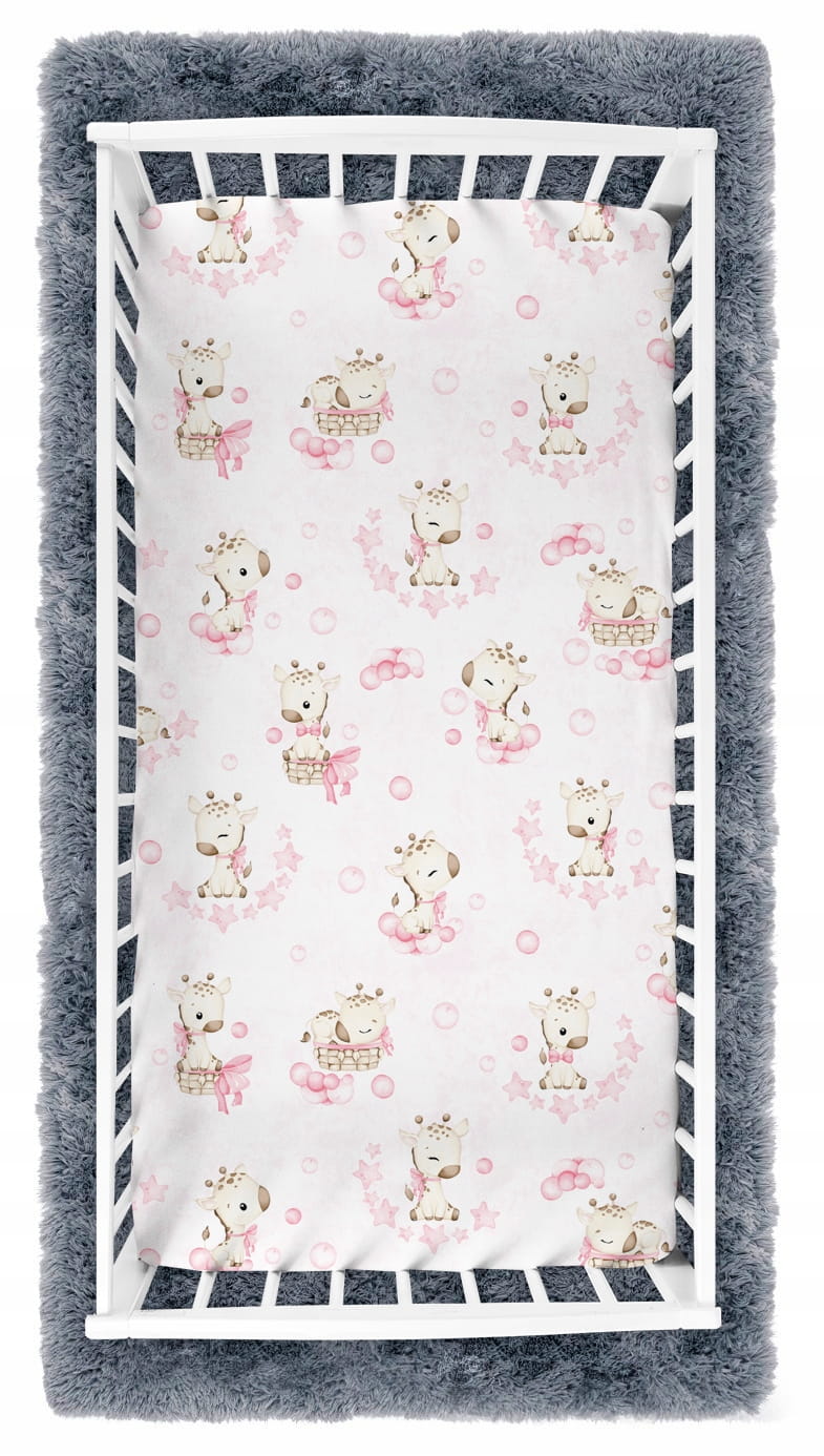 Prześcieradło 120x60 do łóżeczka bawełna materiałowe Babymam - obrazek 2