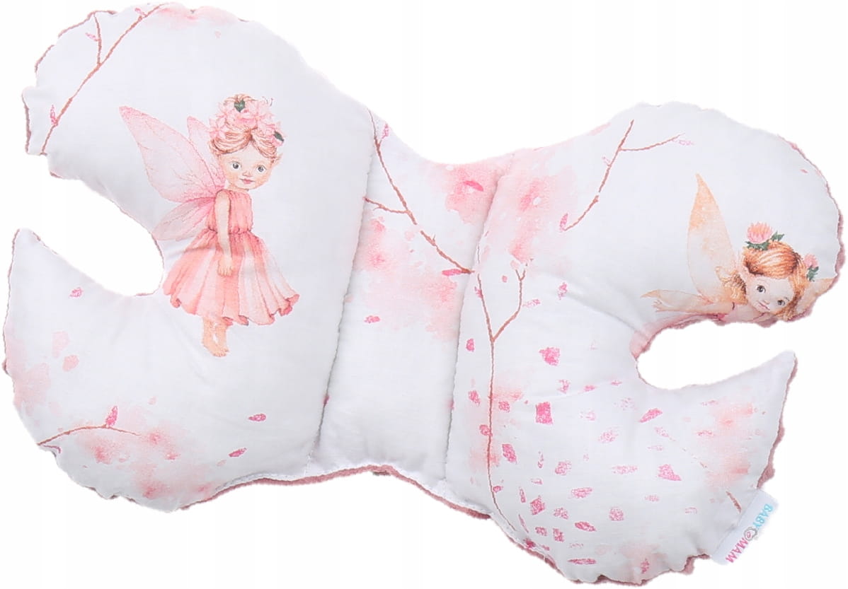 Poduszka motylek do wózka podróżna antywstrząsowa minky Babymam - obrazek 2