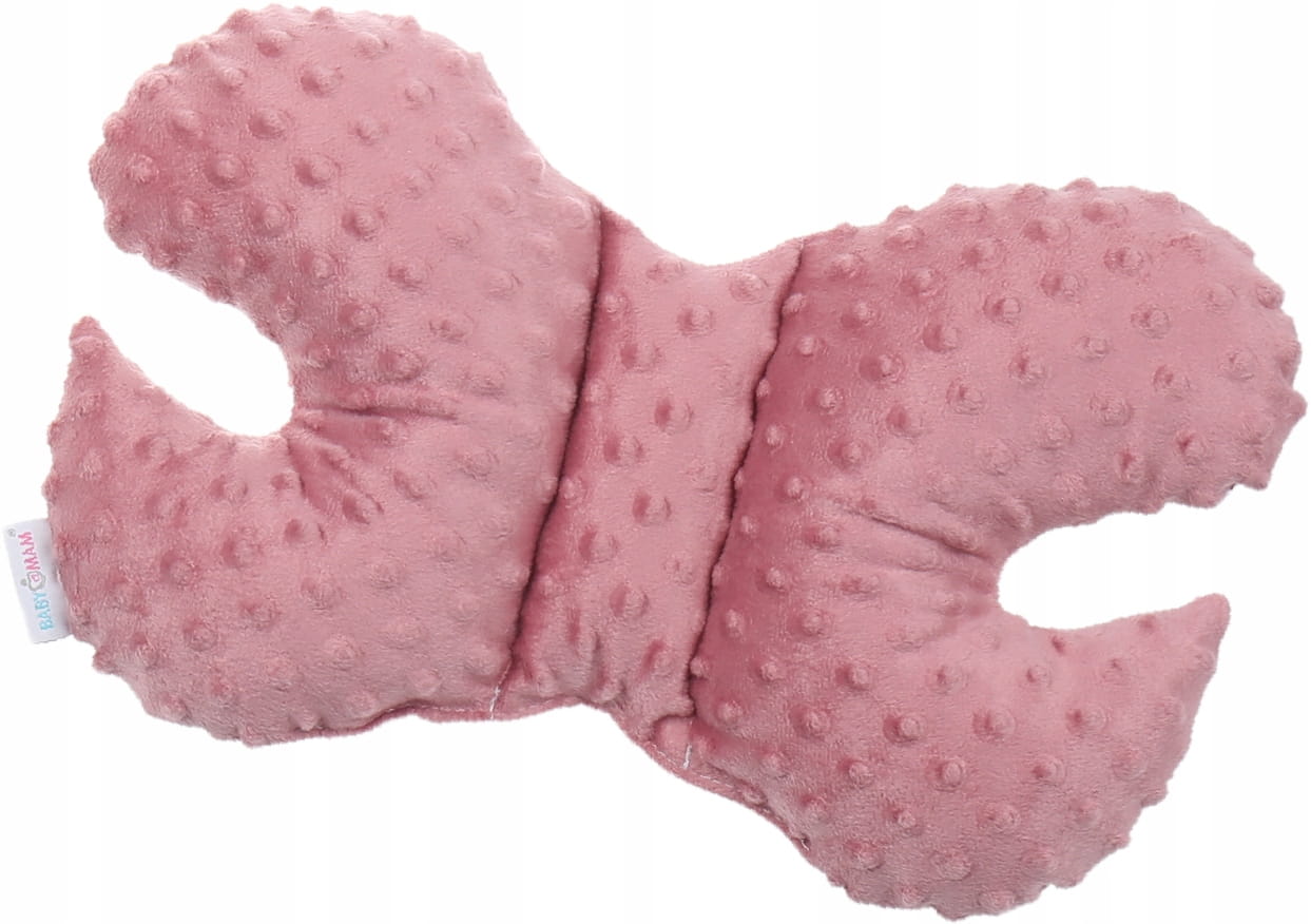 Poduszka motylek do wózka podróżna antywstrząsowa minky Babymam - obrazek 3