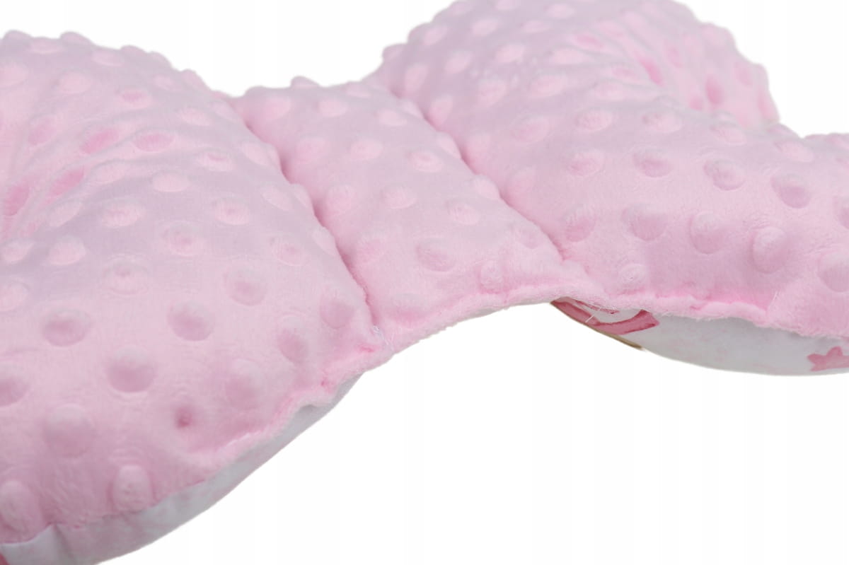 Poduszka motylek do wózka podróżna antywstrząsowa minky Babymam - obrazek 3