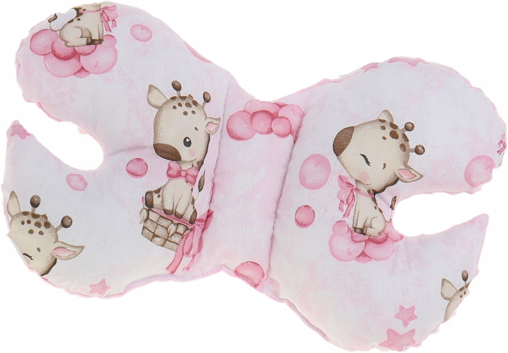 Poduszka motylek do wózka podróżna antywstrząsowa minky Babymam - obrazek 4