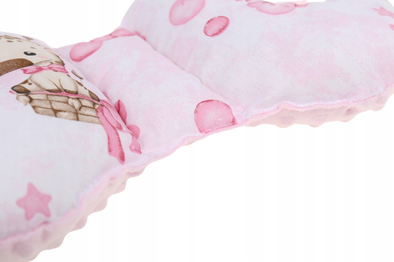 Poduszka motylek do wózka podróżna antywstrząsowa minky Babymam - obrazek 5