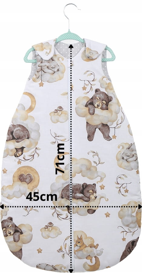 Śpiworek niemowlęcy do spania dream bawełna 100% regulowany Babymam - obrazek 3