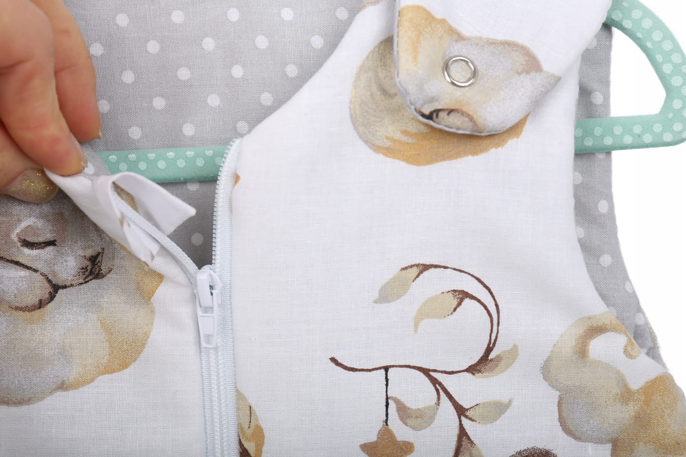 Śpiworek niemowlęcy do spania dream bawełna 100% regulowany Babymam - obrazek 6