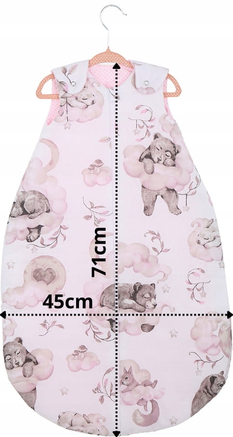 Śpiworek niemowlęcy do spania dream bawełna 100% regulowany Babymam - obrazek 3