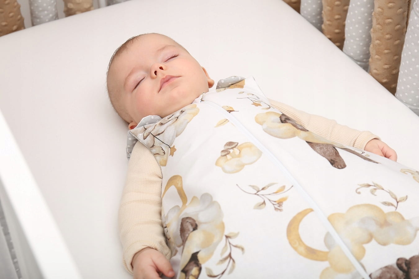 Śpiworek niemowlęcy do spania dream bawełna 100% regulowany Babymam - obrazek 9