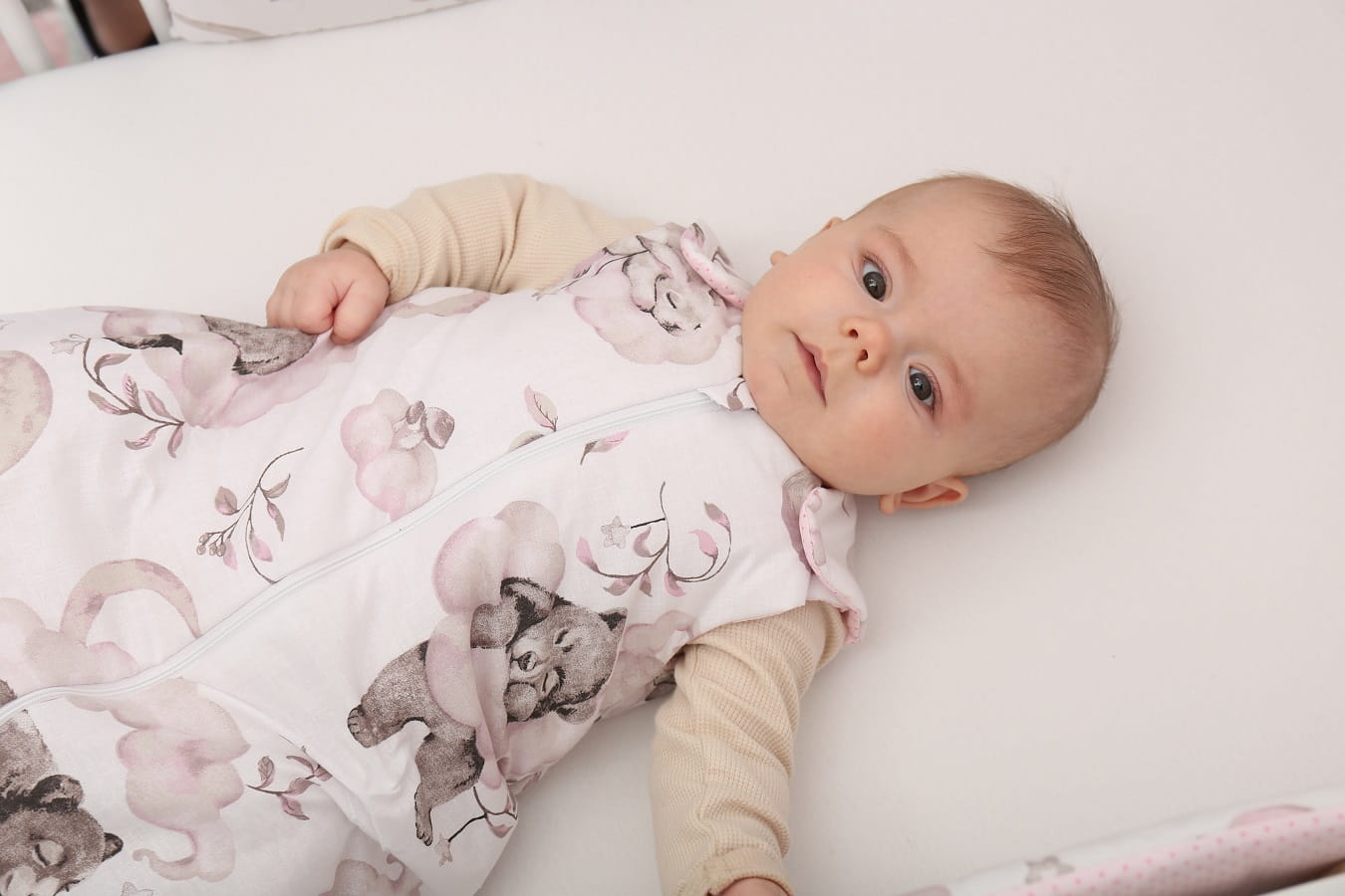 Śpiworek niemowlęcy do spania dream bawełna 100% regulowany Babymam - obrazek 7