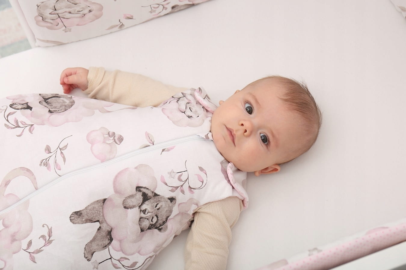 Śpiworek niemowlęcy do spania dream bawełna 100% regulowany Babymam - obrazek 8