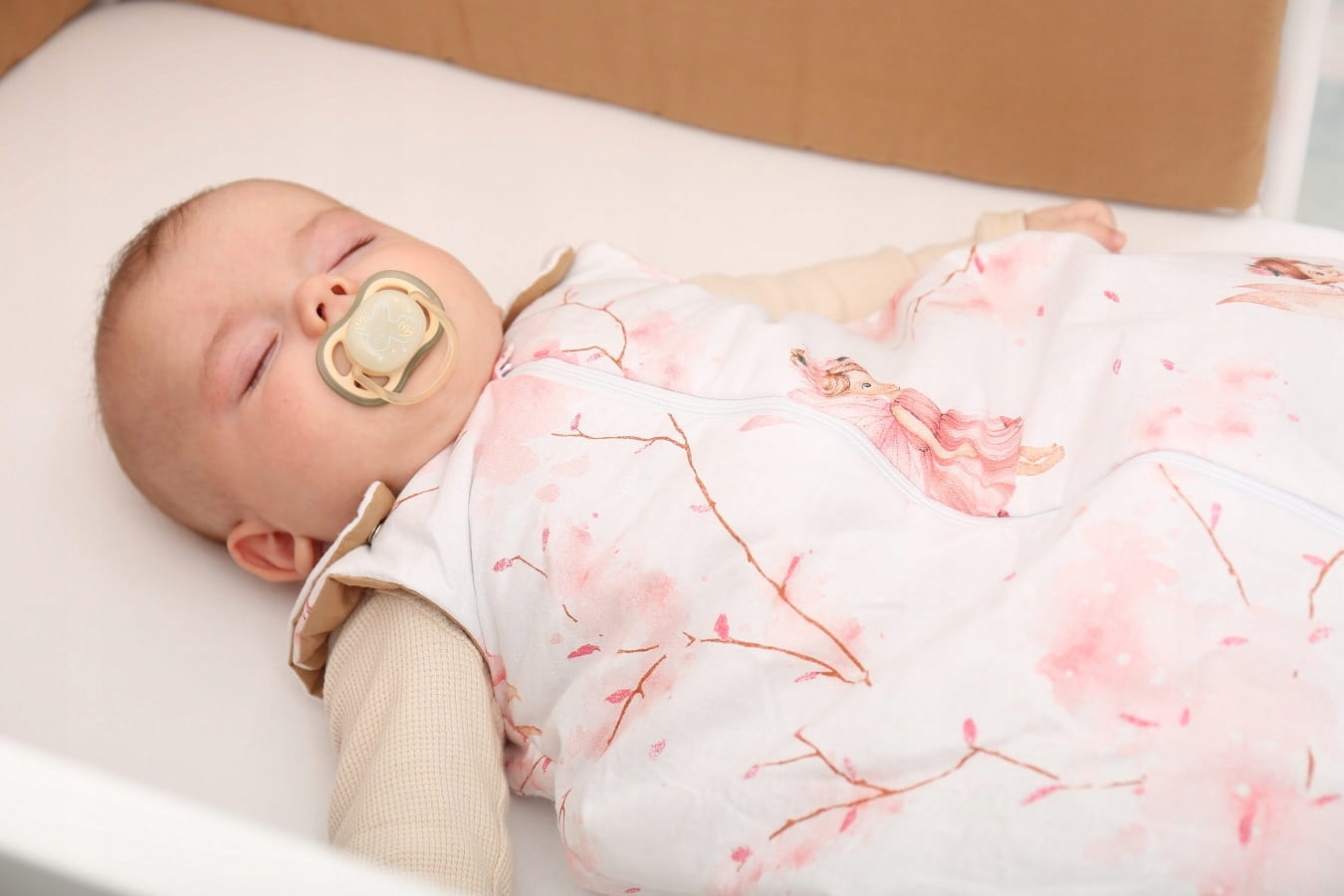 Śpiworek niemowlęcy do spania dream bawełna 100% regulowany Babymam - obrazek 2