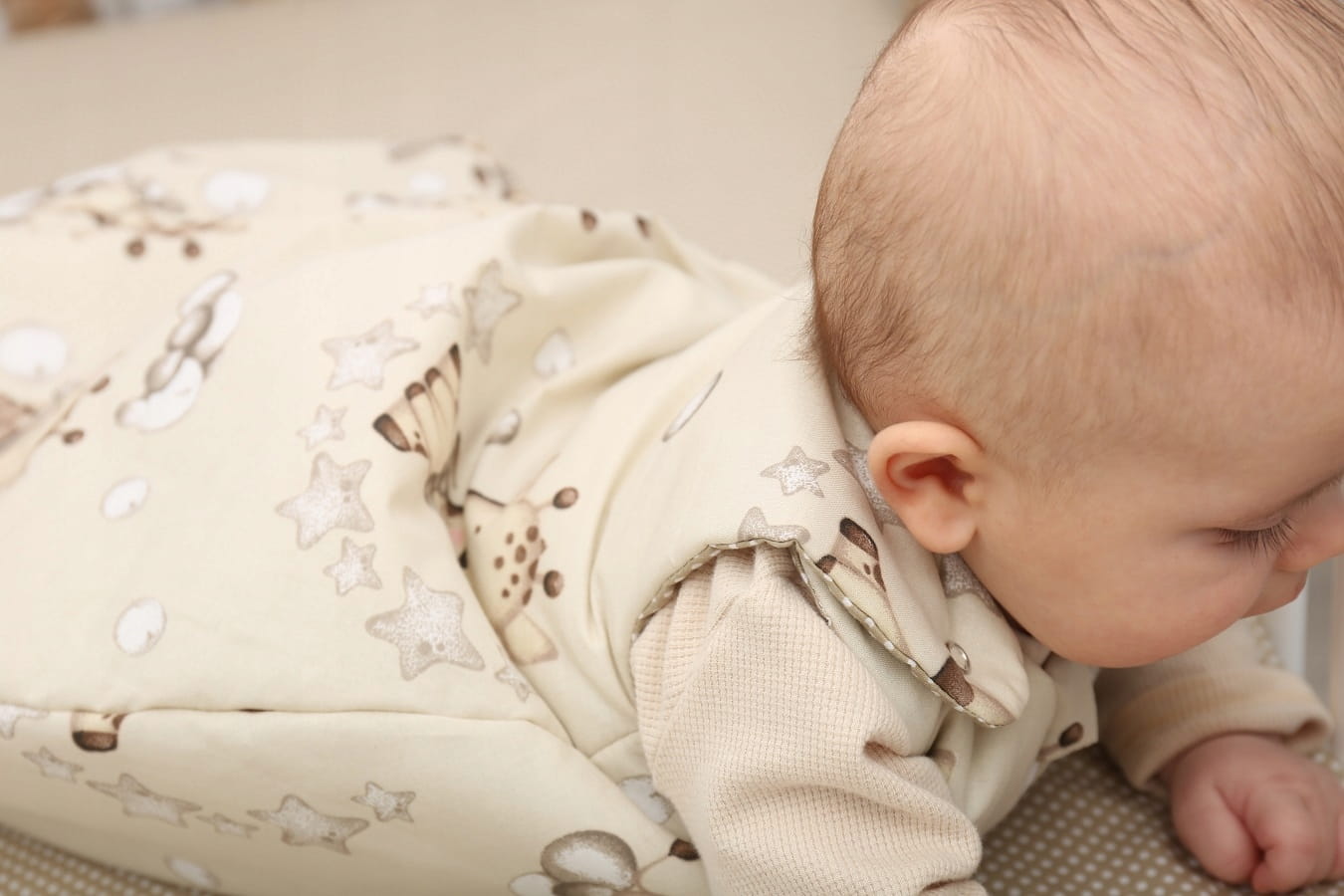 Śpiworek niemowlęcy do spania dream bawełna 100% regulowany Babymam - obrazek 7