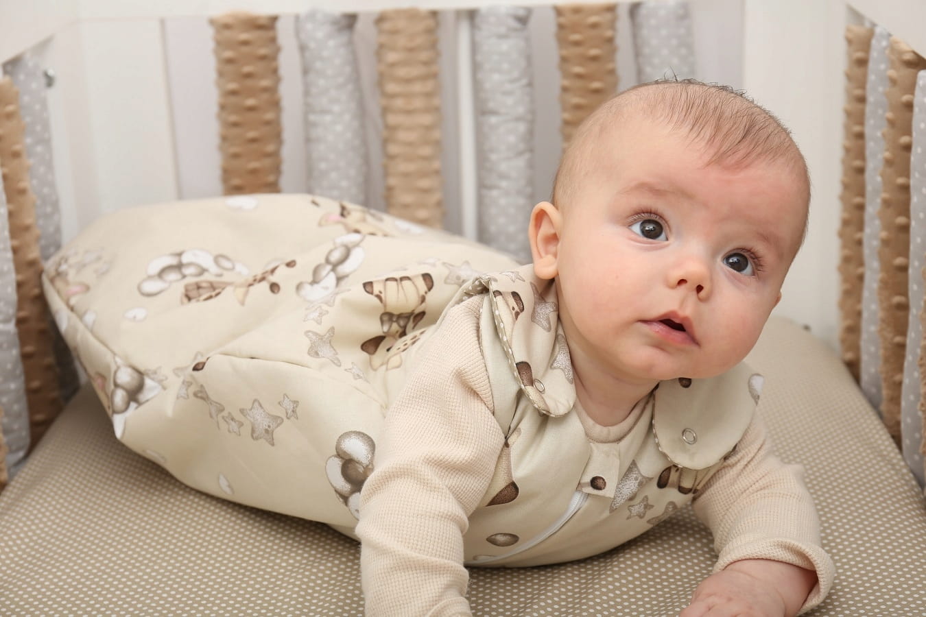 Śpiworek niemowlęcy do spania dream bawełna 100% regulowany Babymam - obrazek 8