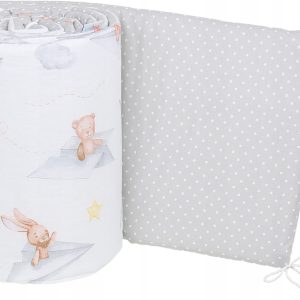 Babymam dwustronny ochraniacz 180x30 do łóżeczka