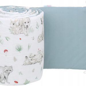 Babymam dwustronny ochraniacz 180x30 do łóżeczka