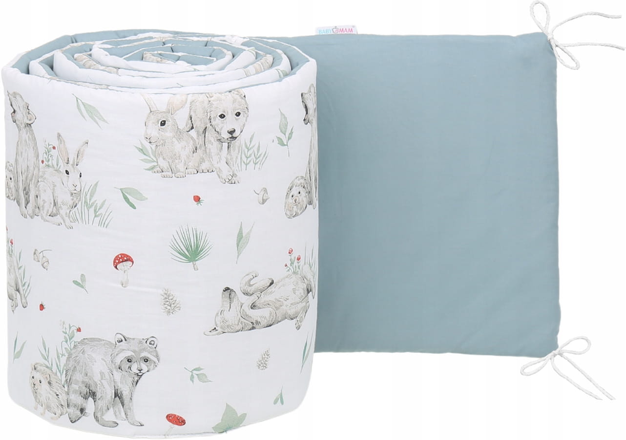 Babymam dwustronny ochraniacz 180x30 do łóżeczka