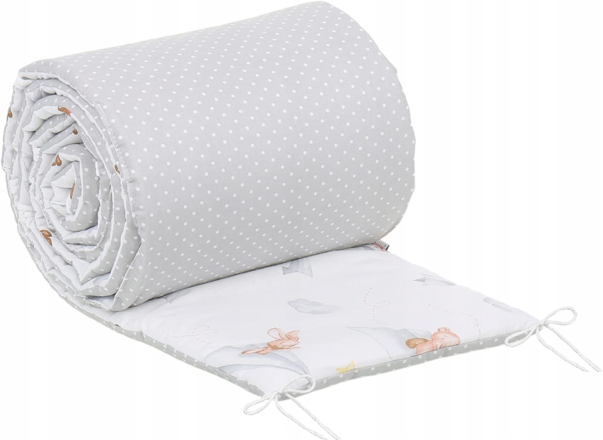 Babymam dwustronny ochraniacz 180x30 do łóżeczka - obrazek 4