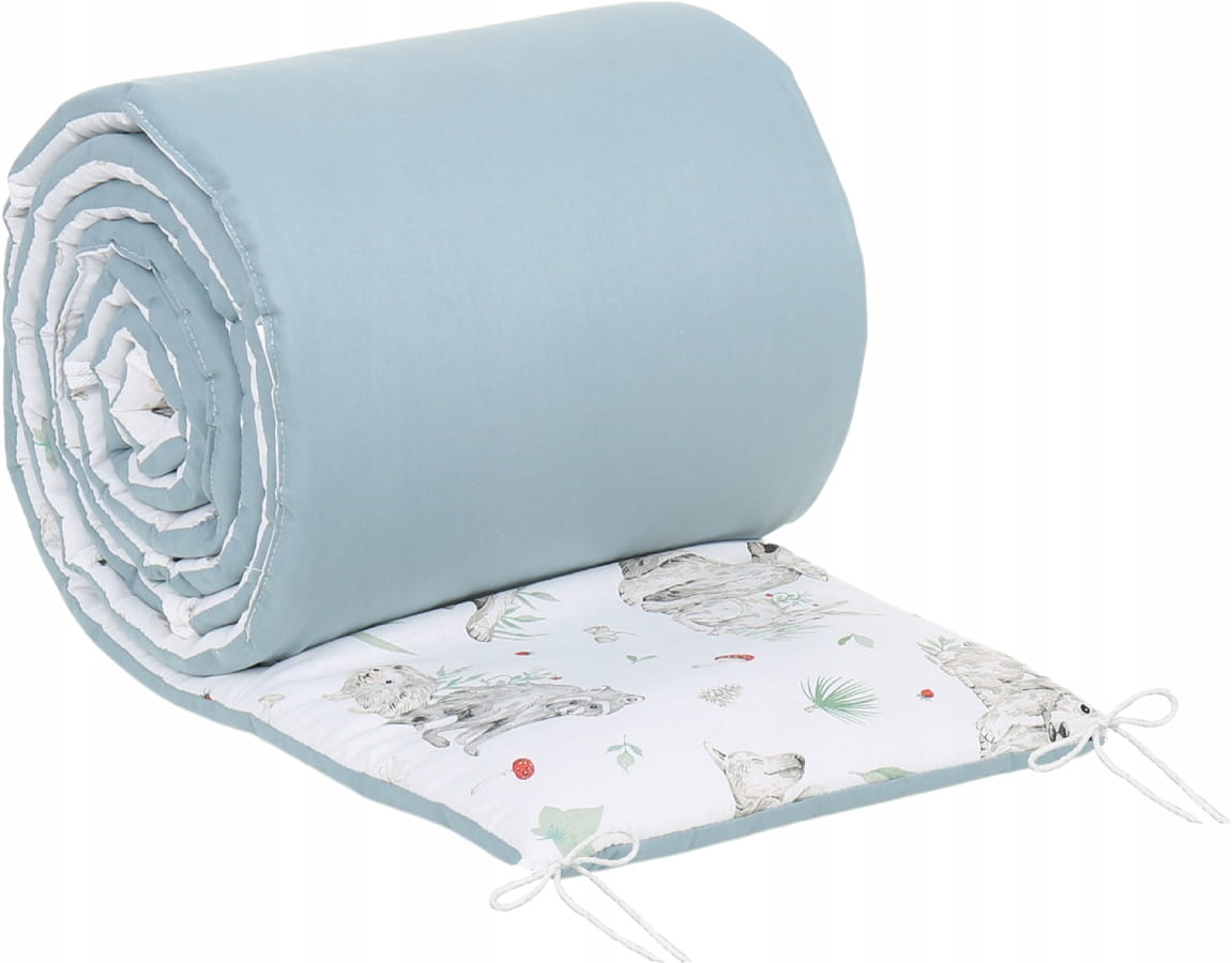 Babymam dwustronny ochraniacz 180x30 do łóżeczka - obrazek 3