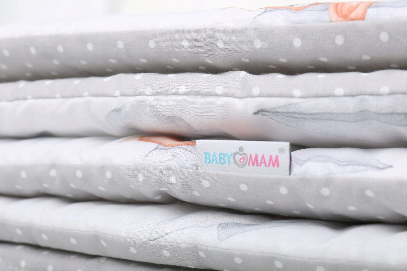 Babymam dwustronny ochraniacz 180x30 do łóżeczka - obrazek 5