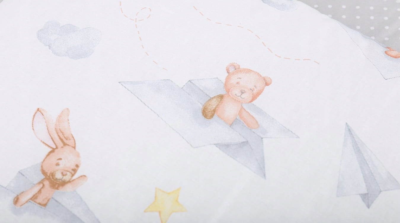 Babymam dwustronny ochraniacz 180x30 do łóżeczka - obrazek 6