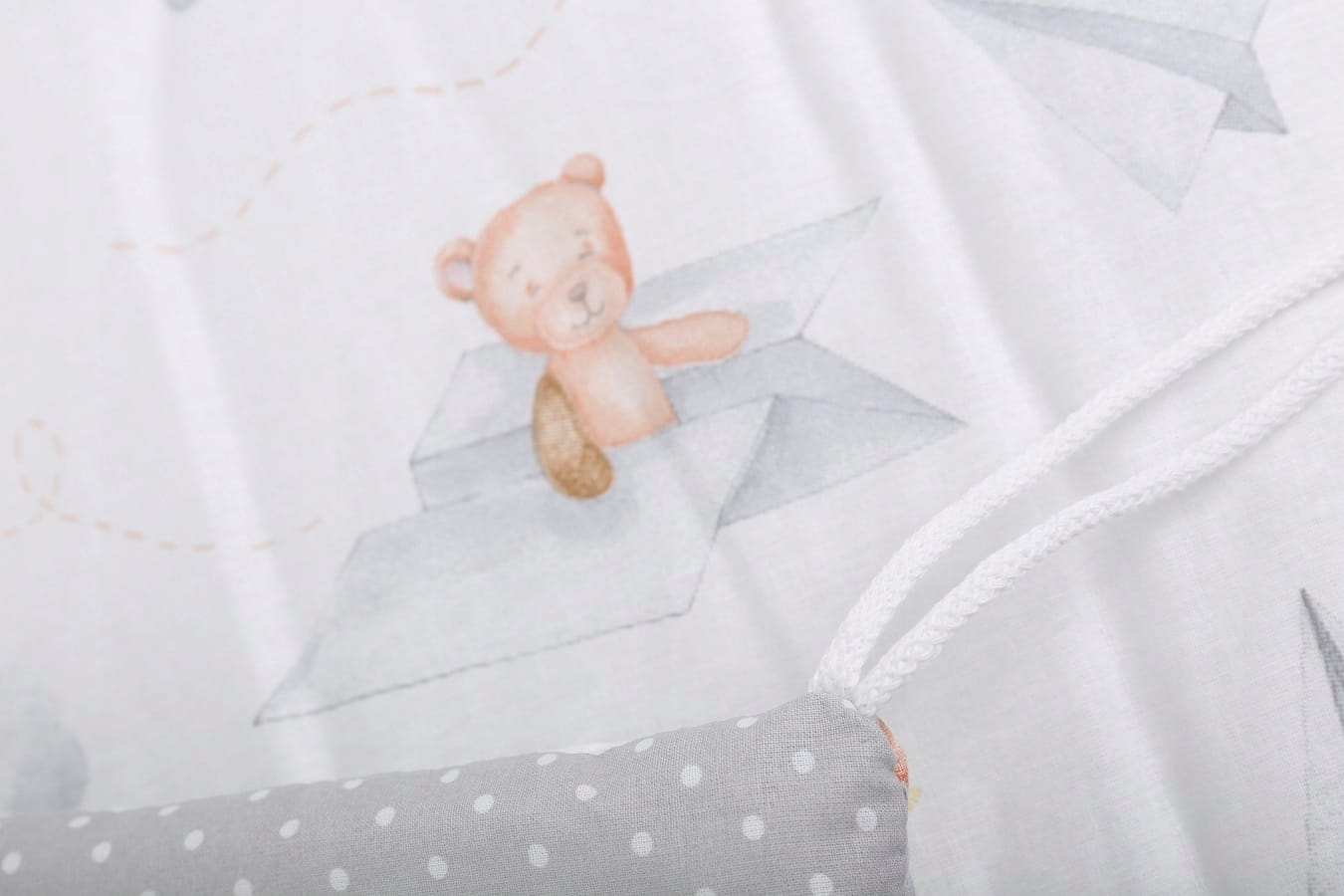 Babymam dwustronny ochraniacz 180x30 do łóżeczka - obrazek 7