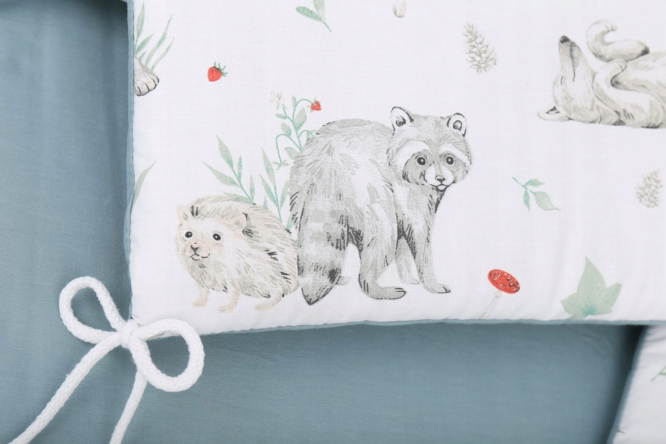 Babymam dwustronny ochraniacz 180x30 do łóżeczka - obrazek 7