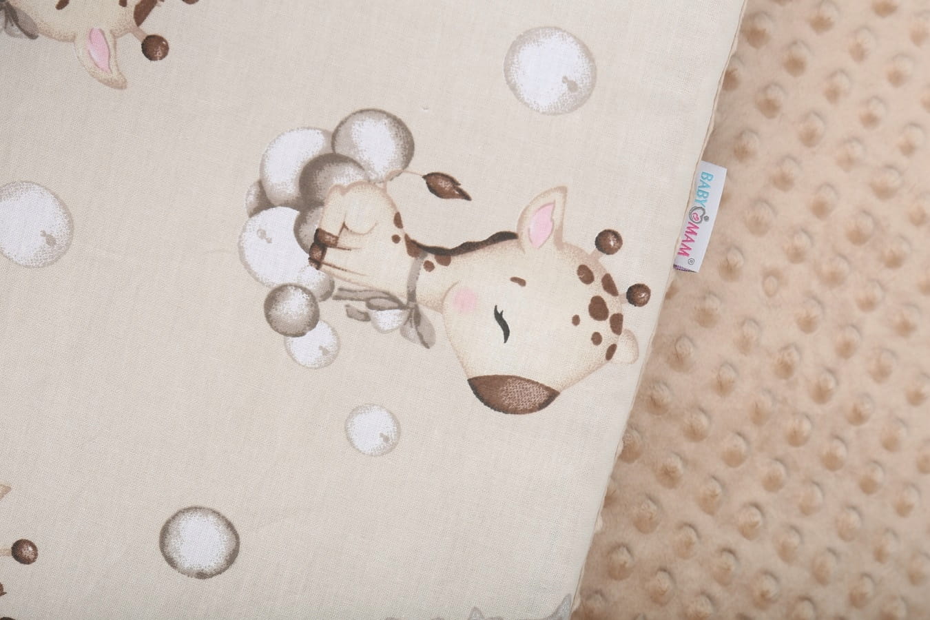 Ochraniacz do łóżeczka minky 120x60 na szczebelki 180x30cm Babymam - obrazek 3