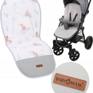 Babymam wkładka do wózka spacerówki dwustronna uniwersalna babymam ALLinONE