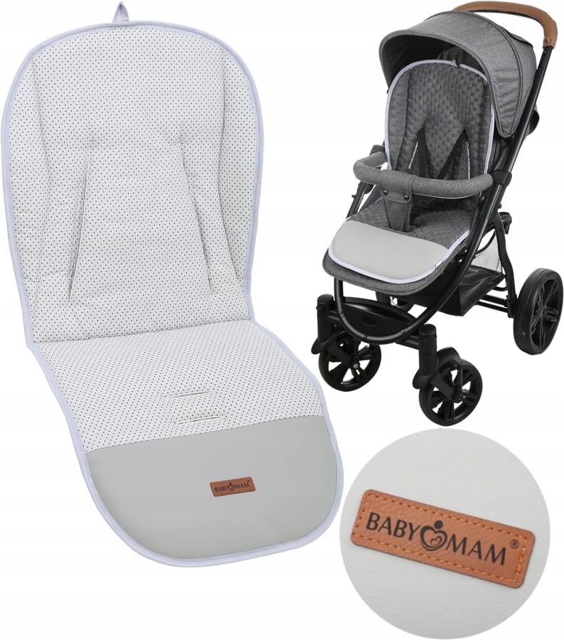 Babymam wkładka do wózka spacerówki dwustronna uniwersalna babymam ALLinONE