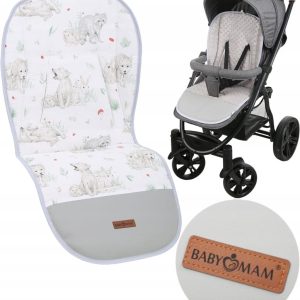 Babymam wkładka do wózka spacerówki dwustronna uniwersalna babymam ALLinONE