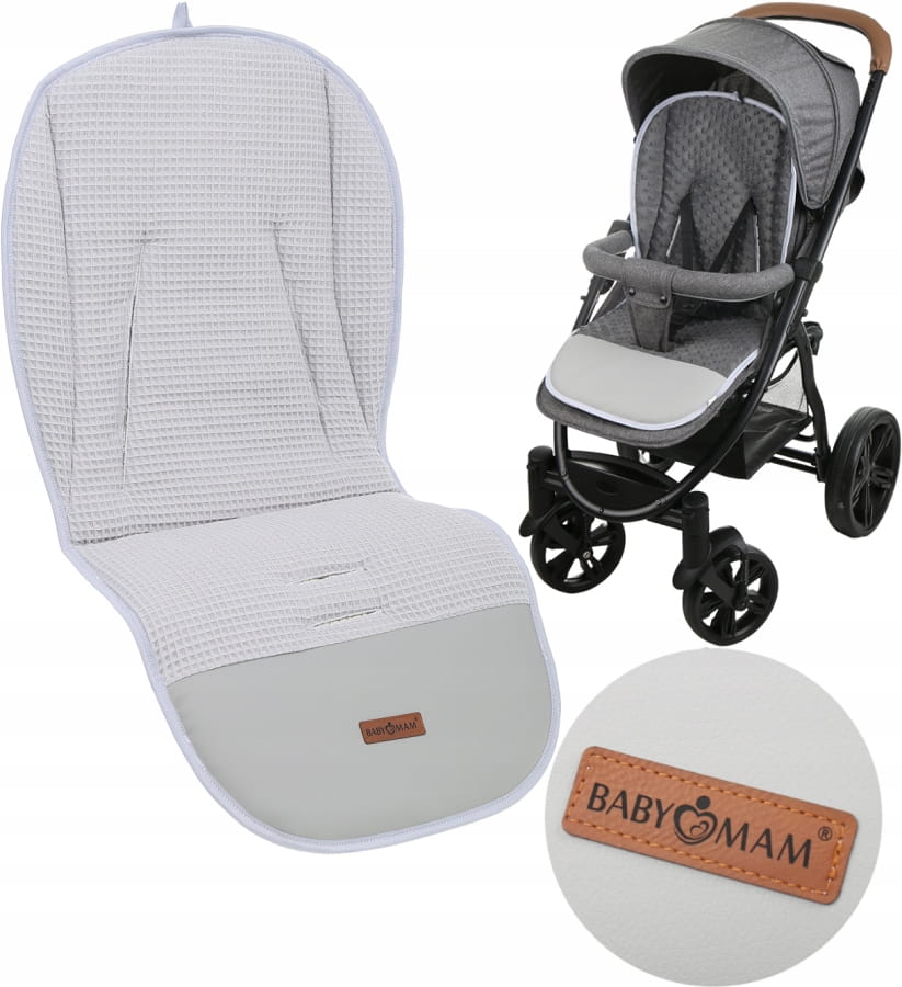 Babymam wkładka do wózka spacerówki dwustronna uniwersalna babymam ALLinONE