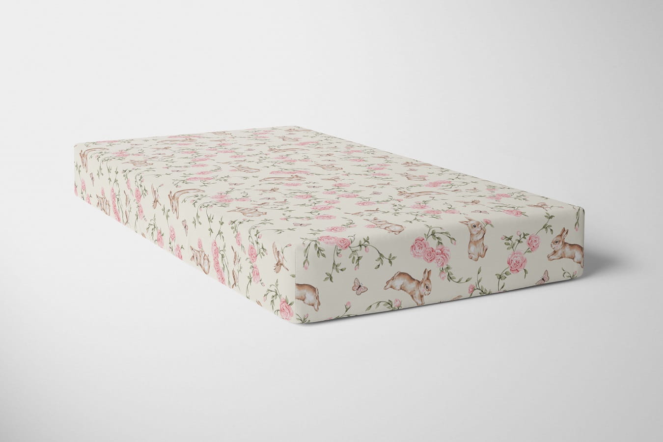 Babymam prześcieradło z gumką 90x200 cm bawełna 100% grube miękkie - obrazek 2