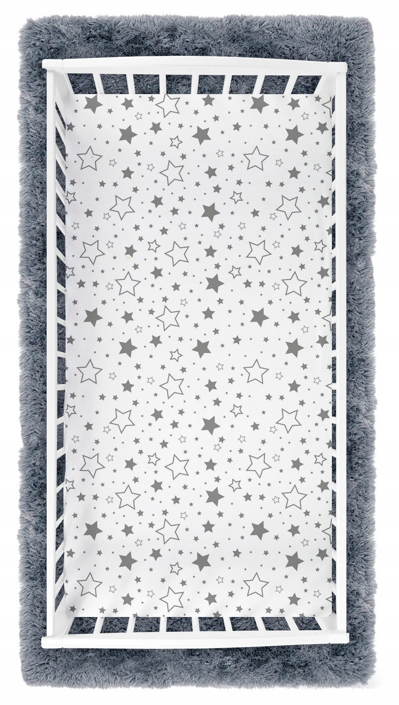 Prześcieradło 120x60 do łóżeczka bawełna materiałowe Babymam - obrazek 2