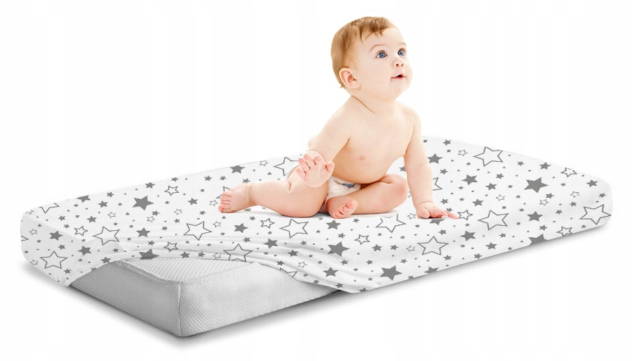 Prześcieradło 120x60 do łóżeczka bawełna materiałowe Babymam - obrazek 3