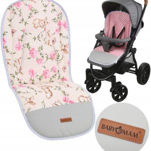 Babymam wkładka do wózka spacerówki dwustronna uniwersalna babymam ALLinONE