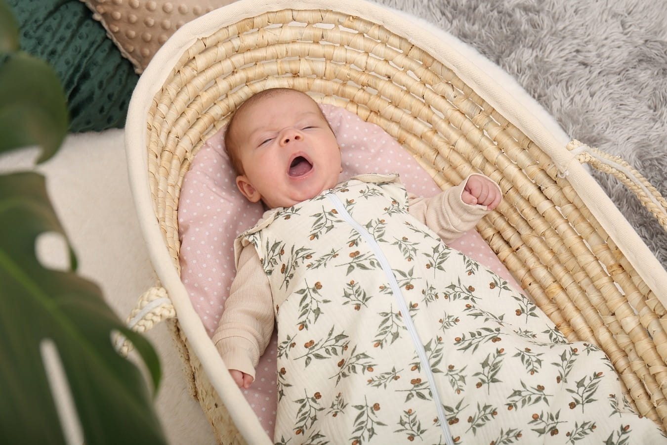 Babymam śpiworek do spania muślinowy regulowany niemowlęcy double light - obrazek 4